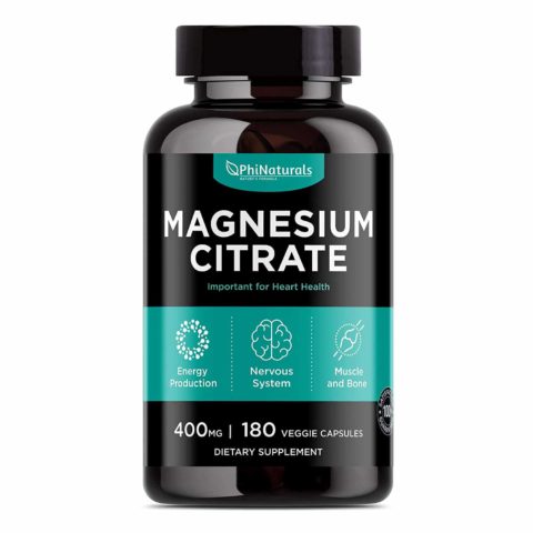 Magnesium Citrate Supplement PhiNaturals for weight loss